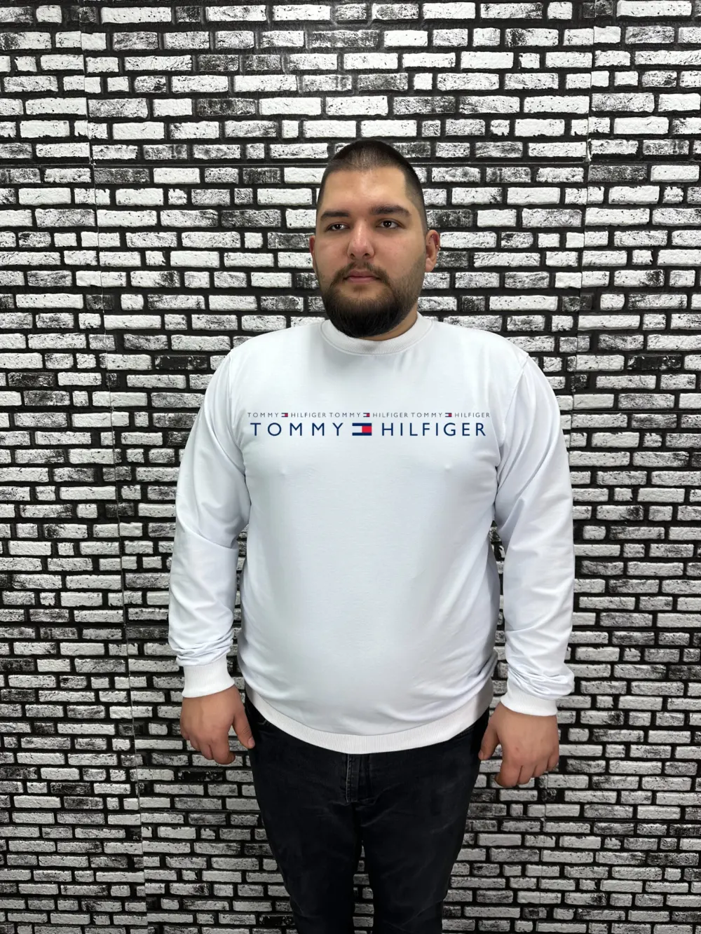 Büyük Beden Erkek Yeni Sezon  Yeni Model Sweat Dijital Baskı 4 Renk