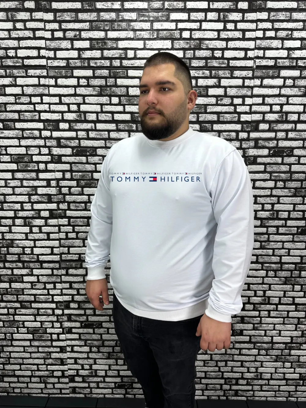 Büyük Beden Erkek Yeni Sezon  Yeni Model Sweat Dijital Baskı 4 Renk