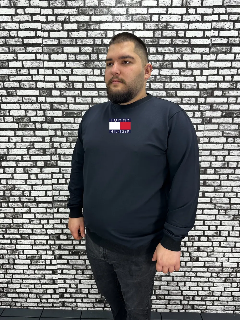 Büyük Beden Erkek Yeni Sezon  Yeni Model Sweat Dijital Baskı 4 Renk