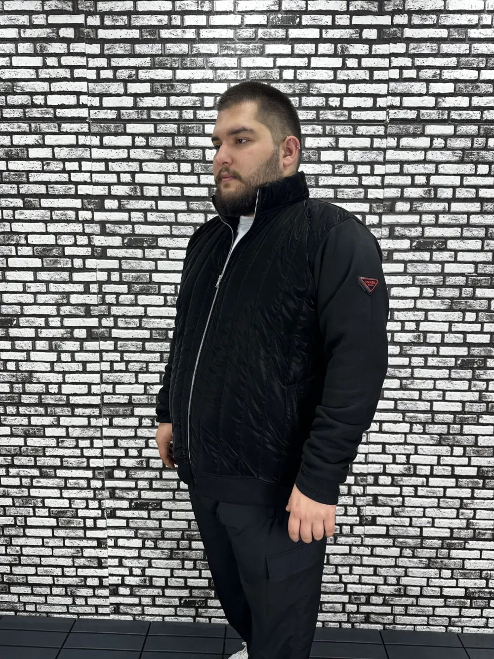 Büyük Beden Erkek Yeni Sezon Özel Tasarım Mont Kolları 3 İplik