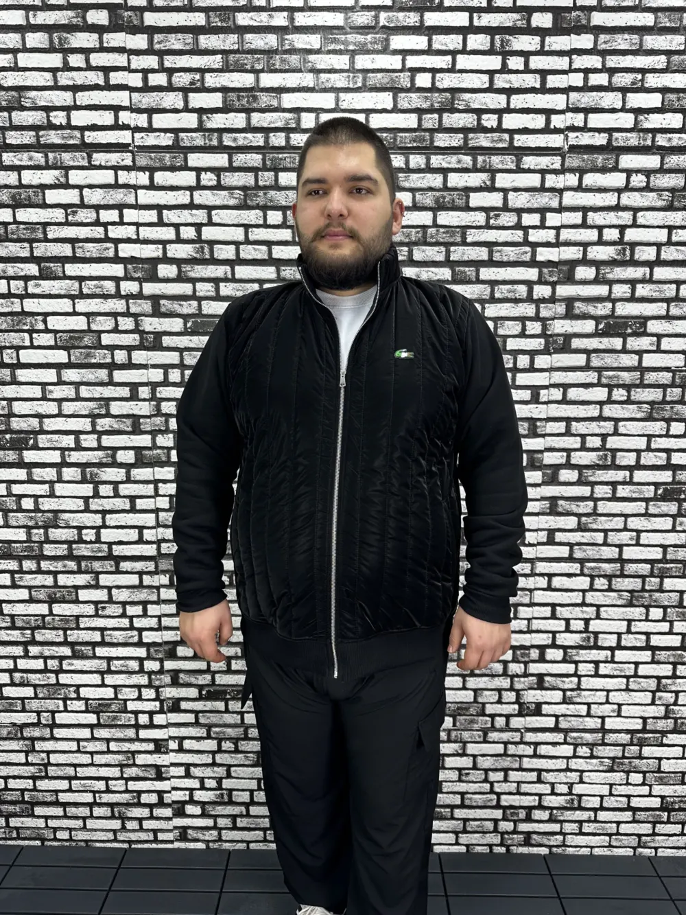 Büyük Beden Erkek Yeni Sezon Özel Tasarım Mont Kolları 3 İplik