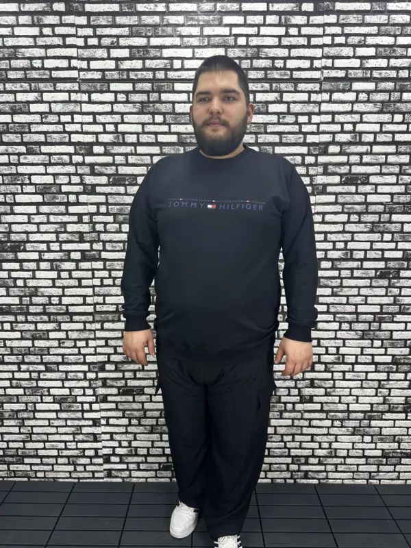 Büyük Beden Erkek Yeni Sezon  Yeni Model Sweat Dijital Baskı 4 Renk