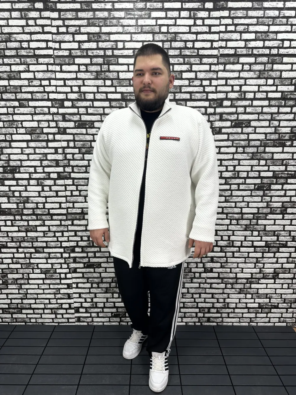 Büyük Beden Erkek Uzun Salaş Örme Kalın Hırka