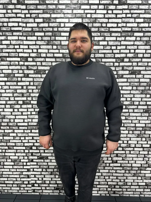 3 İplik Şardonlu Erkek Büyük Beden Yeni Sezon Sweat Dijital Baskı 3 Renk