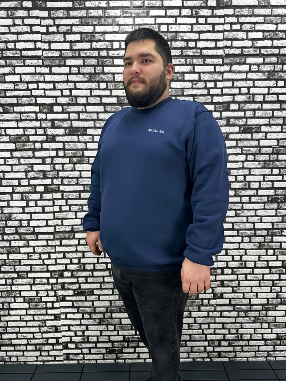 3 İplik Şardonlu Erkek Büyük Beden Yeni Sezon Sweat Dijital Baskı 3 Renk