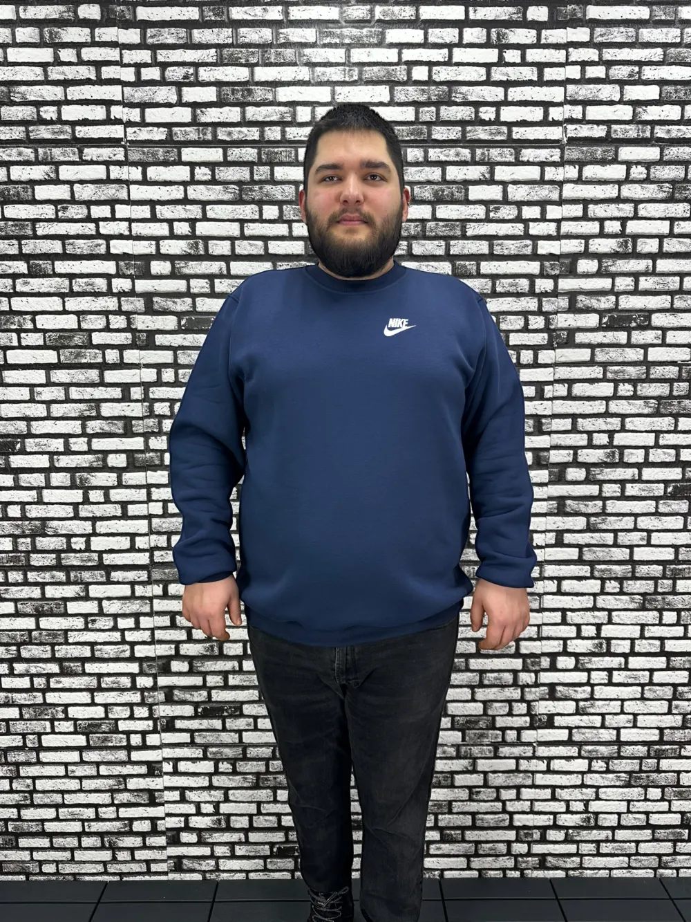 3 İplik Şardonlu Erkek Büyük Beden Yeni Sezon Sweat Dijital Baskı 3 Renk