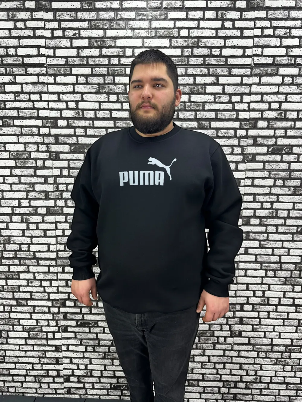 3 İplik Şardonlu Erkek Büyük Beden Yeni Sezon Sweat Dijital Baskı 3 Renk