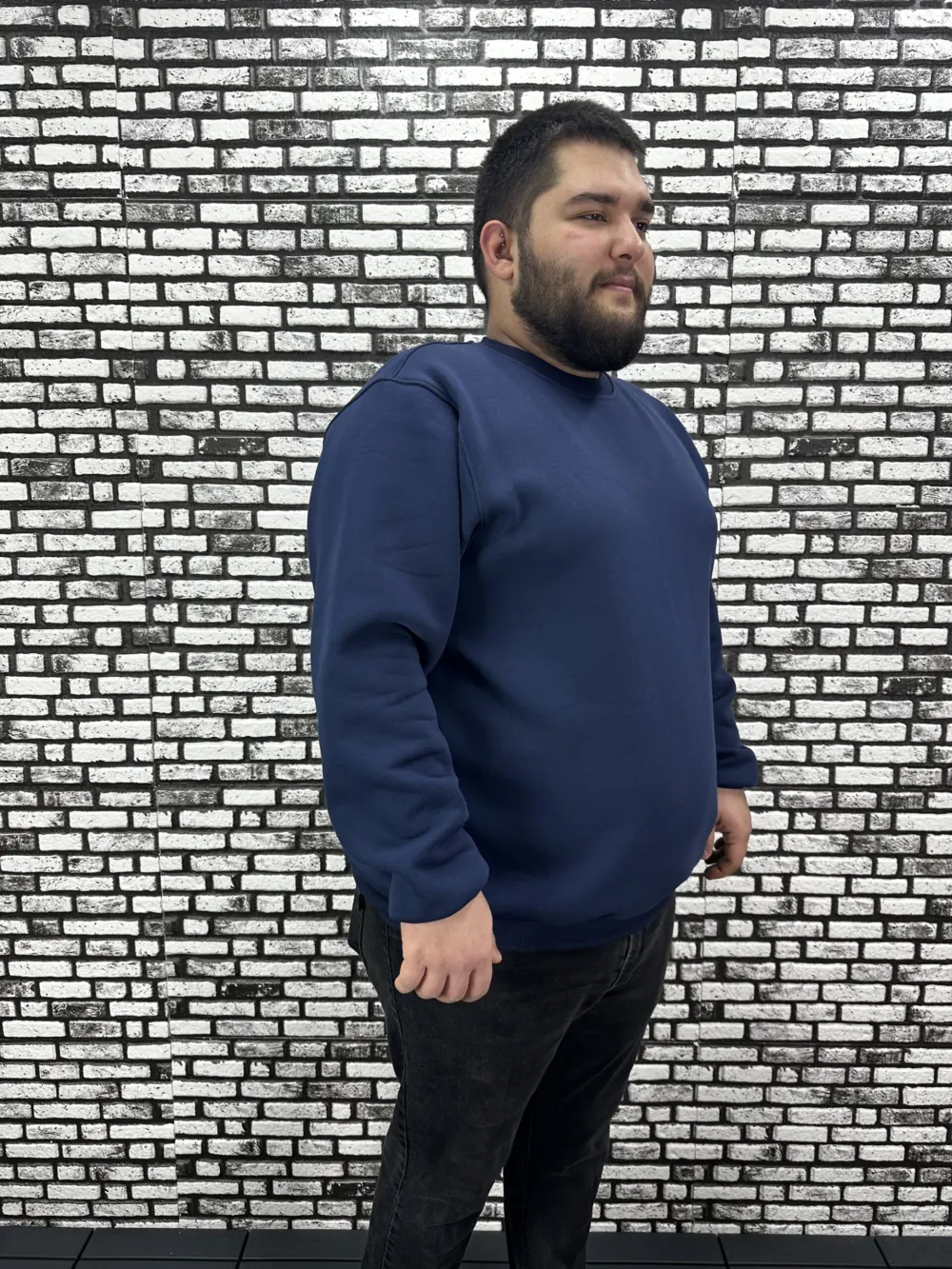 3 İplik Şardonlu Erkek Büyük Beden Yeni Sezon Sweat Modacho 3 Renk