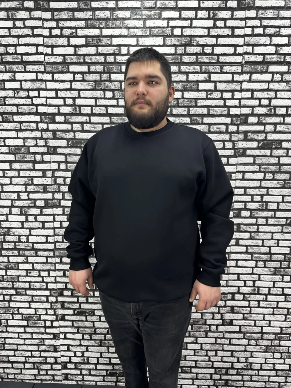 3 İplik Şardonlu Erkek Büyük Beden Yeni Sezon Sweat Modacho 3 Renk
