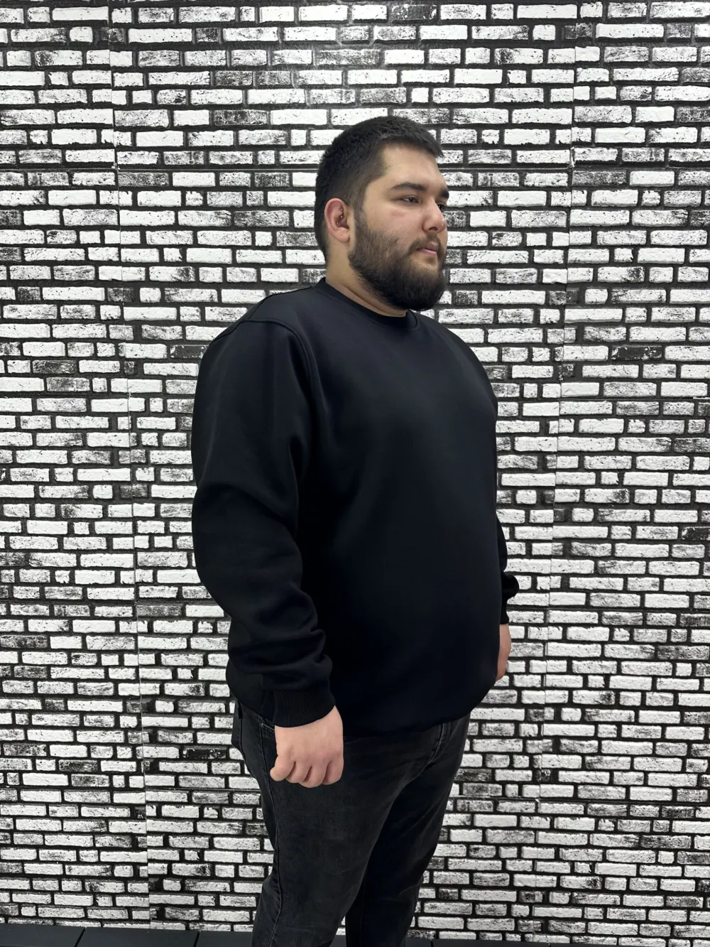 3 İplik Şardonlu Erkek Büyük Beden Yeni Sezon Sweat Modacho 3 Renk