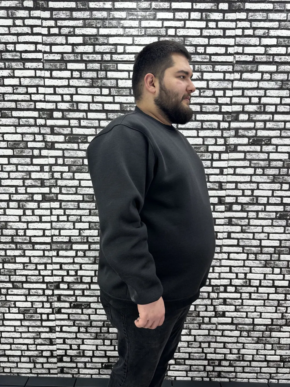 3 İplik Şardonlu Erkek Büyük Beden Yeni Sezon Sweat Modacho 3 Renk