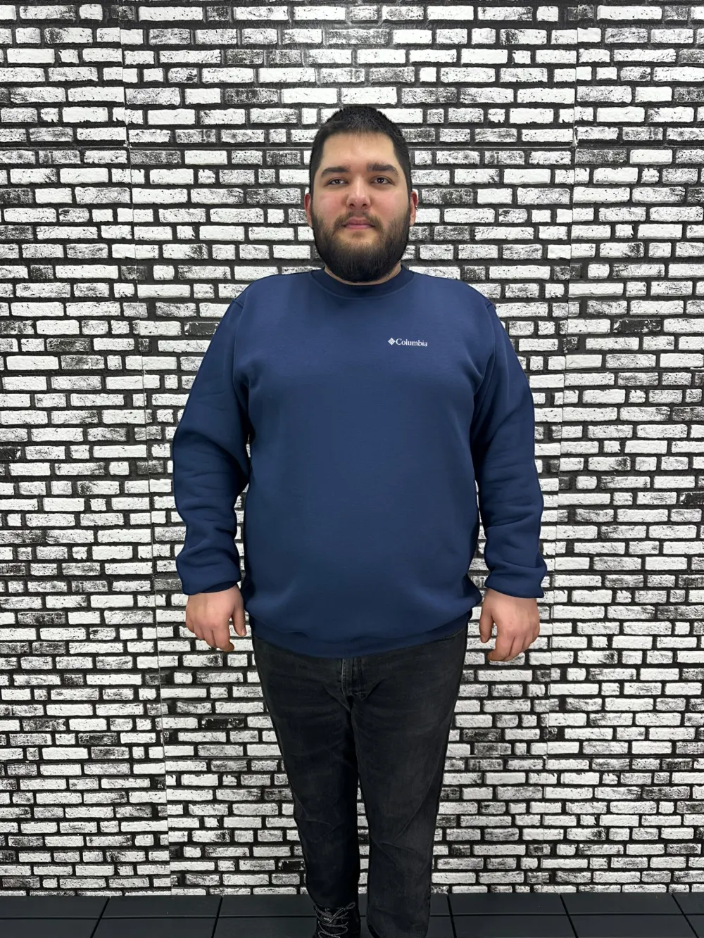 3 İplik Şardonlu Erkek Büyük Beden Yeni Sezon Sweat Dijital Baskı 3 Renk