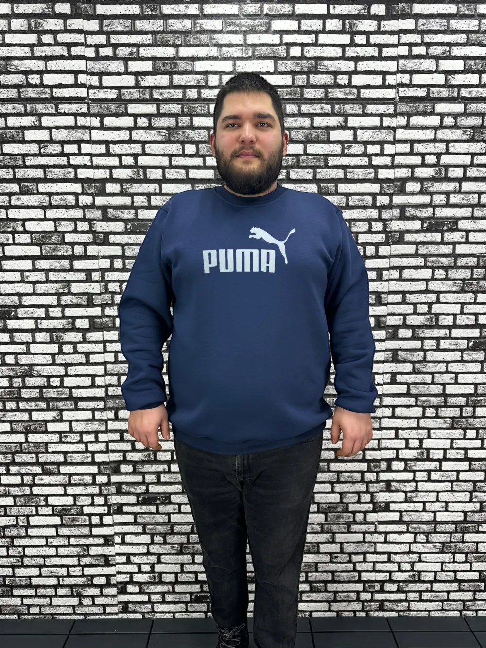 3 İplik Şardonlu Erkek Büyük Beden Yeni Sezon Sweat Dijital Baskı 3 Renk