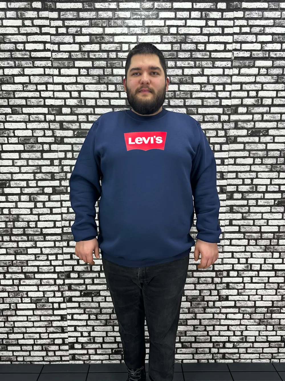 3 İplik Şardonlu Erkek Büyük Beden Yeni Sezon Sweat Dijital Baskı 3 Renk