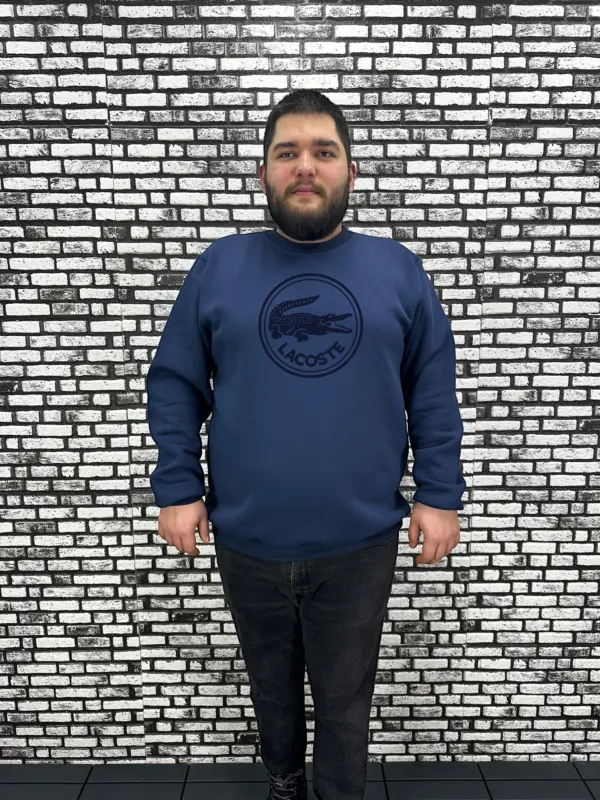 3 İplik Şardonlu Erkek Büyük Beden Yeni Sezon Sweat Dijital Baskı 3 Renk