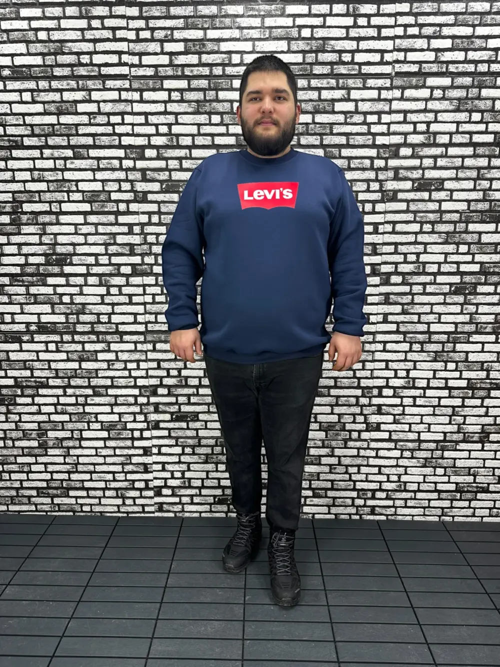 3 İplik Şardonlu Erkek Büyük Beden Yeni Sezon Sweat Dijital Baskı 3 Renk