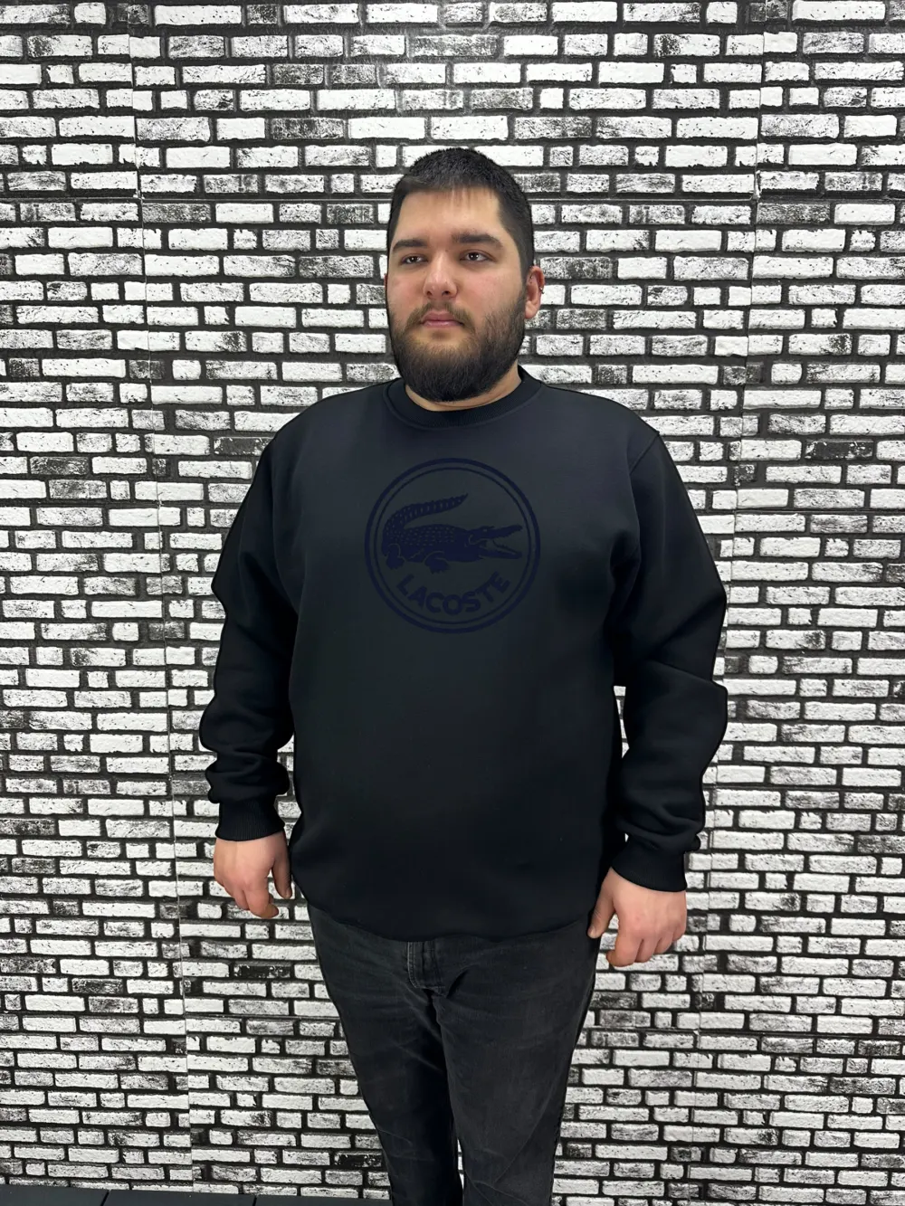 3 İplik Şardonlu Erkek Büyük Beden Yeni Sezon Sweat Dijital Baskı 3 Renk