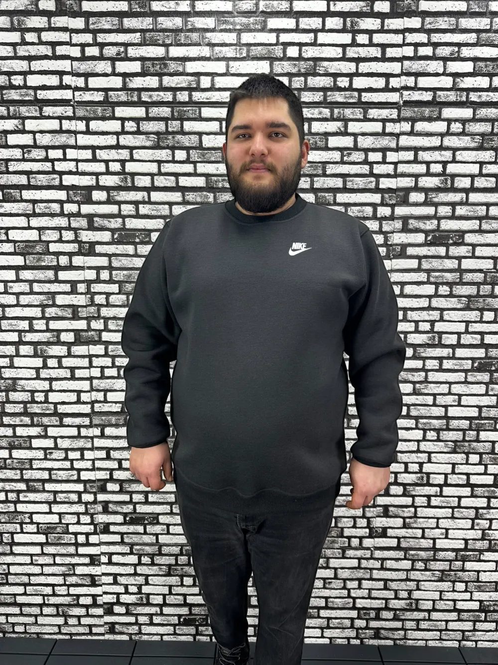 3 İplik Şardonlu Erkek Büyük Beden Yeni Sezon Sweat Dijital Baskı 3 Renk