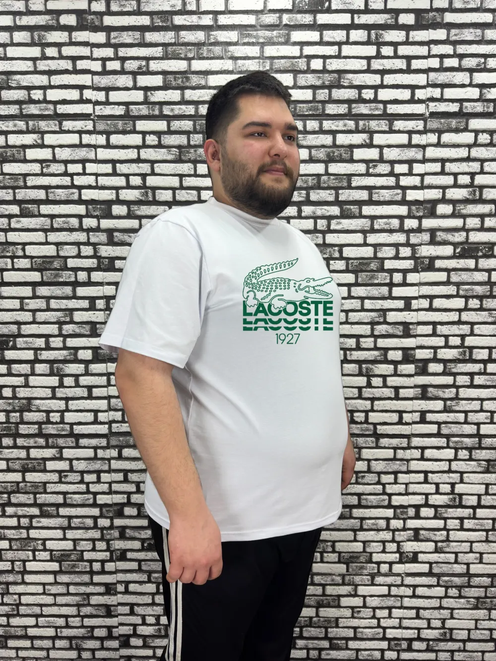 Büyük Beden Erkek Yeni Sezon Baskı Tişört 2 Renk