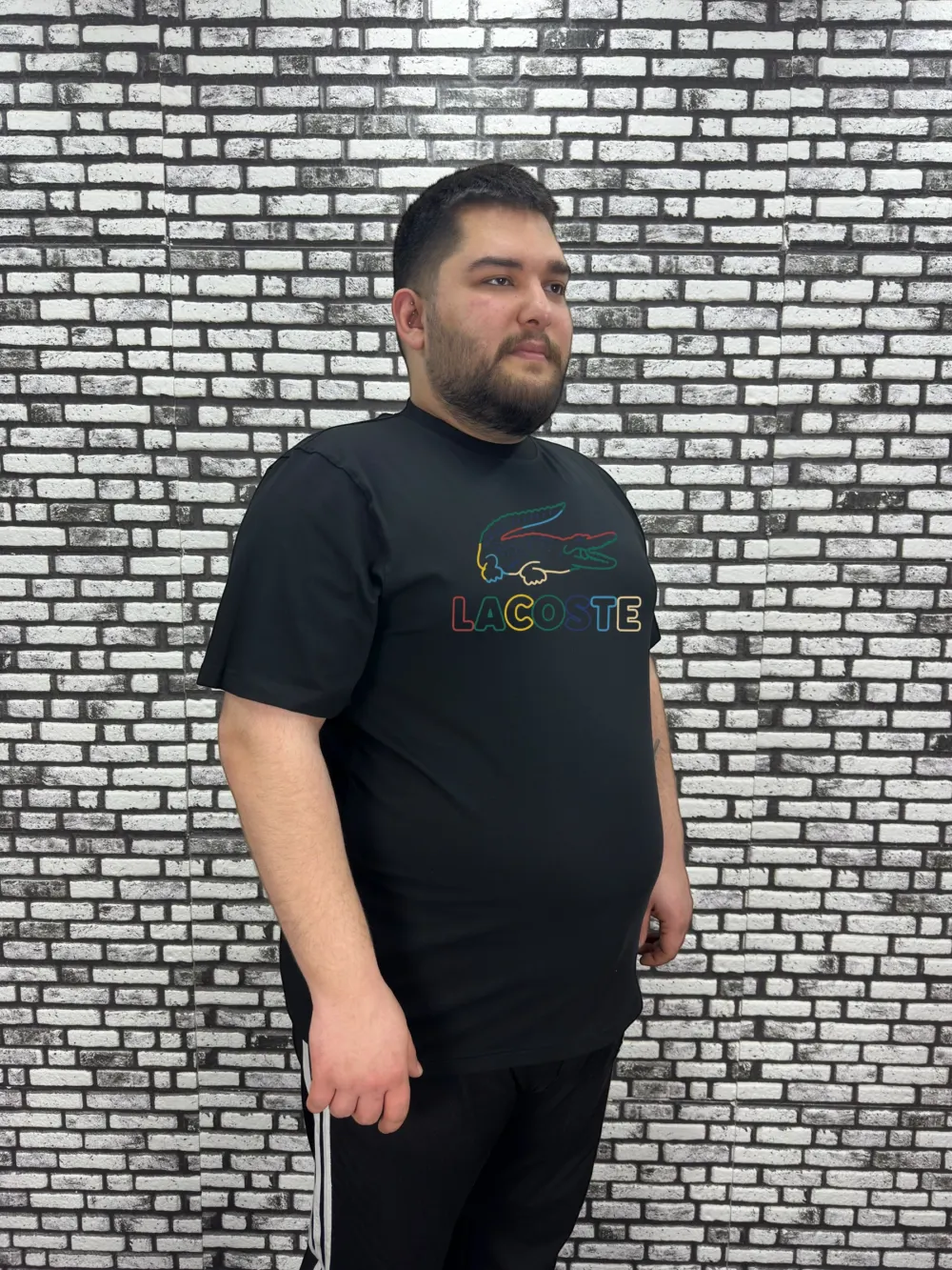 Büyük Beden Erkek Yeni Sezon Baskı Tişört 2 Renk