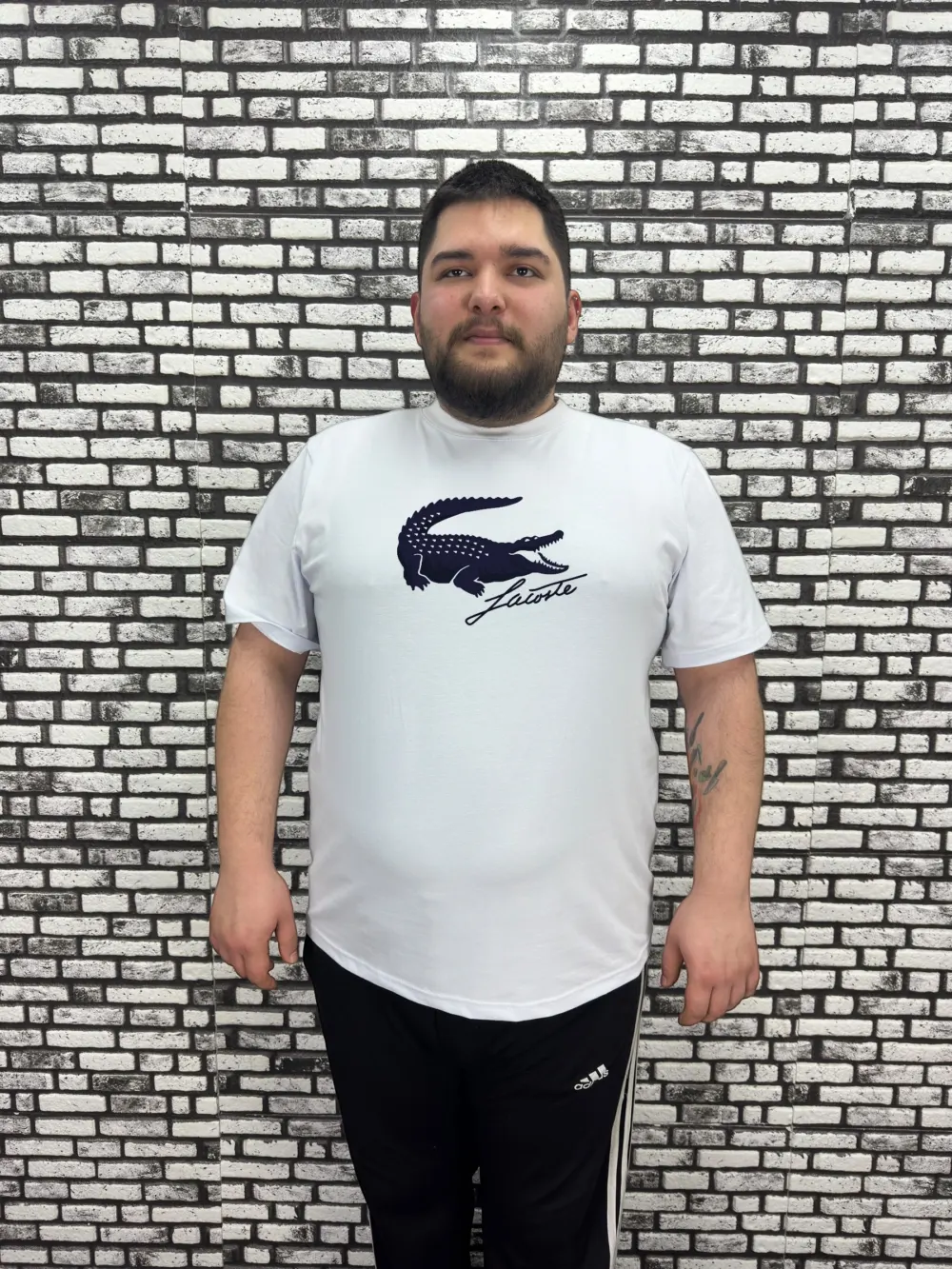 Büyük Beden Erkek Yeni Sezon Baskı Tişört 2 Renk