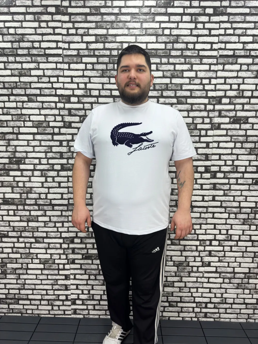 Büyük Beden Erkek Yeni Sezon Baskı Tişört 2 Renk