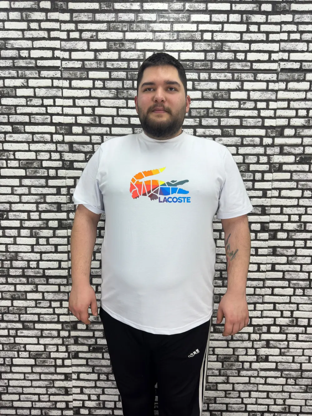 Büyük Beden Erkek Yeni Sezon Baskı Tişört 2 Renk