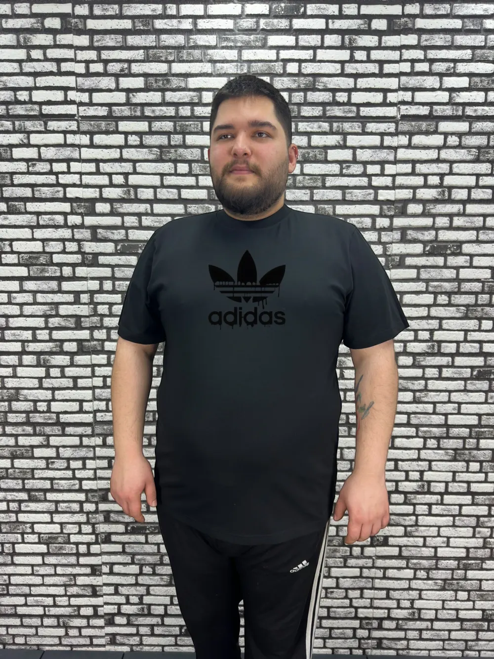 Büyük Beden Erkek Yeni Sezon Baskı Tişört 2 Renk