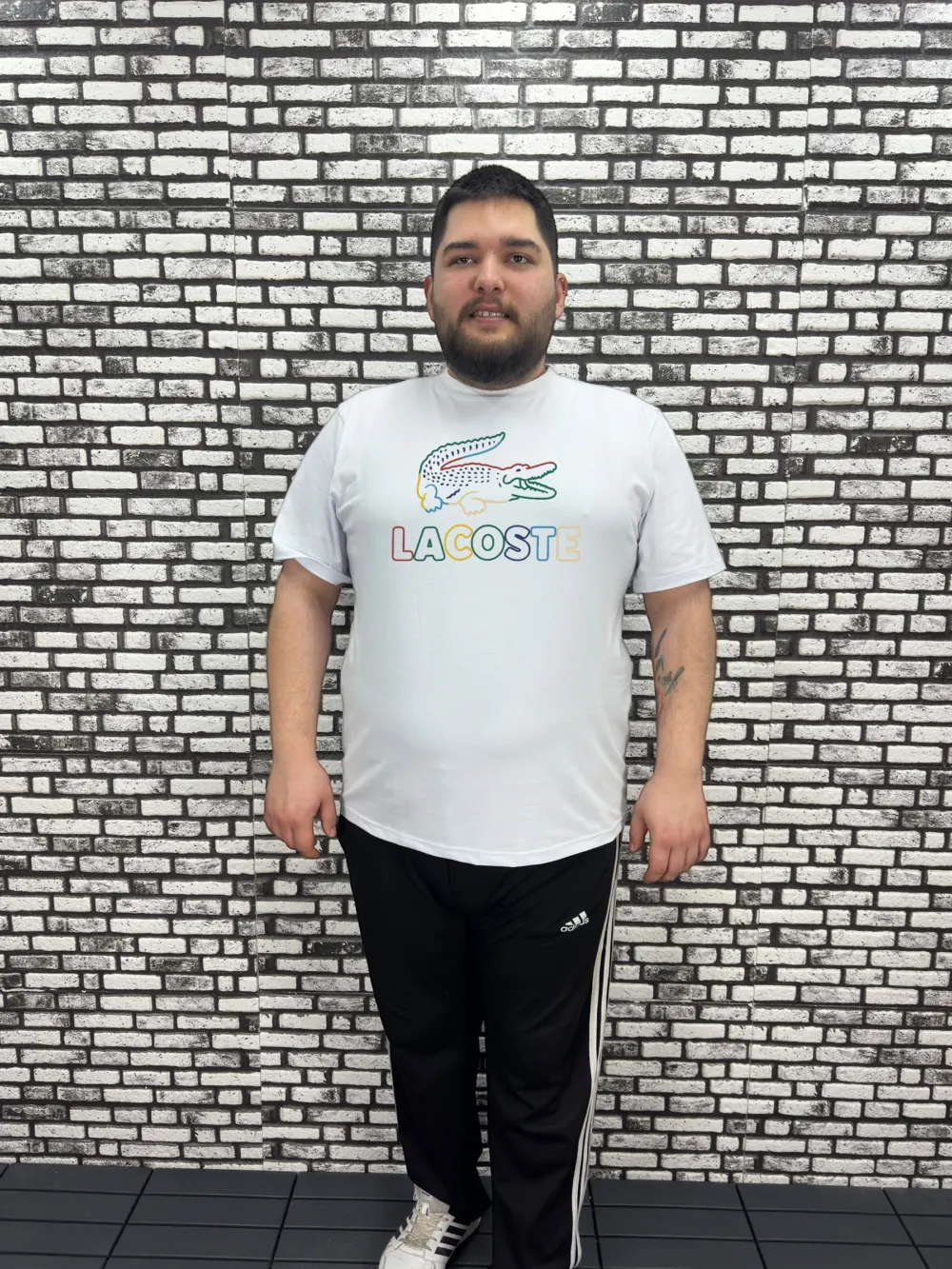Büyük Beden Erkek Yeni Sezon Baskı Tişört 2 Renk