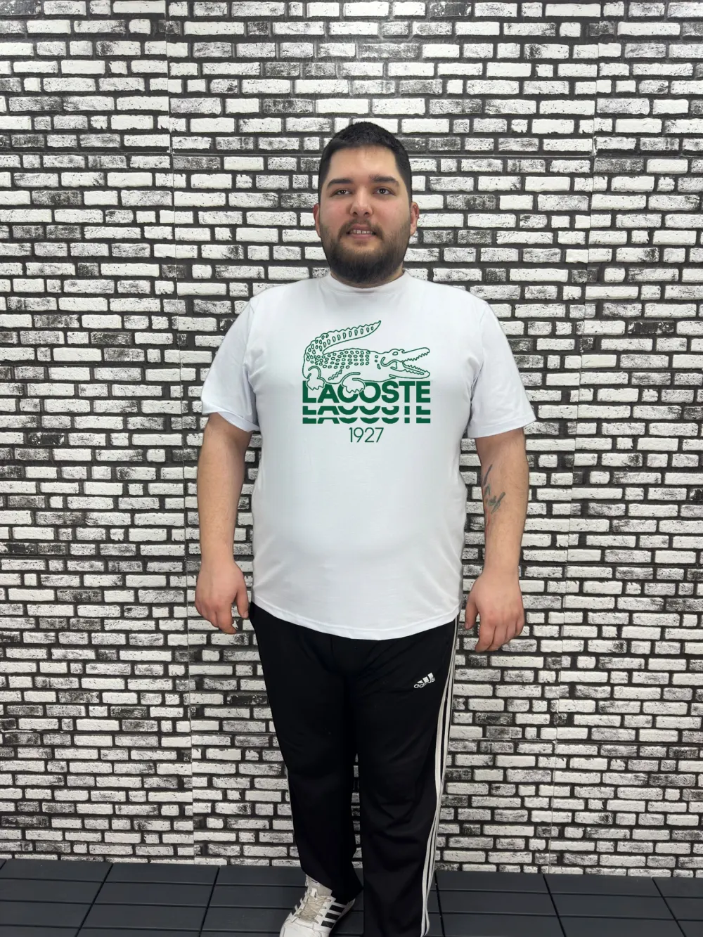 Büyük Beden Erkek Yeni Sezon Baskı Tişört 2 Renk