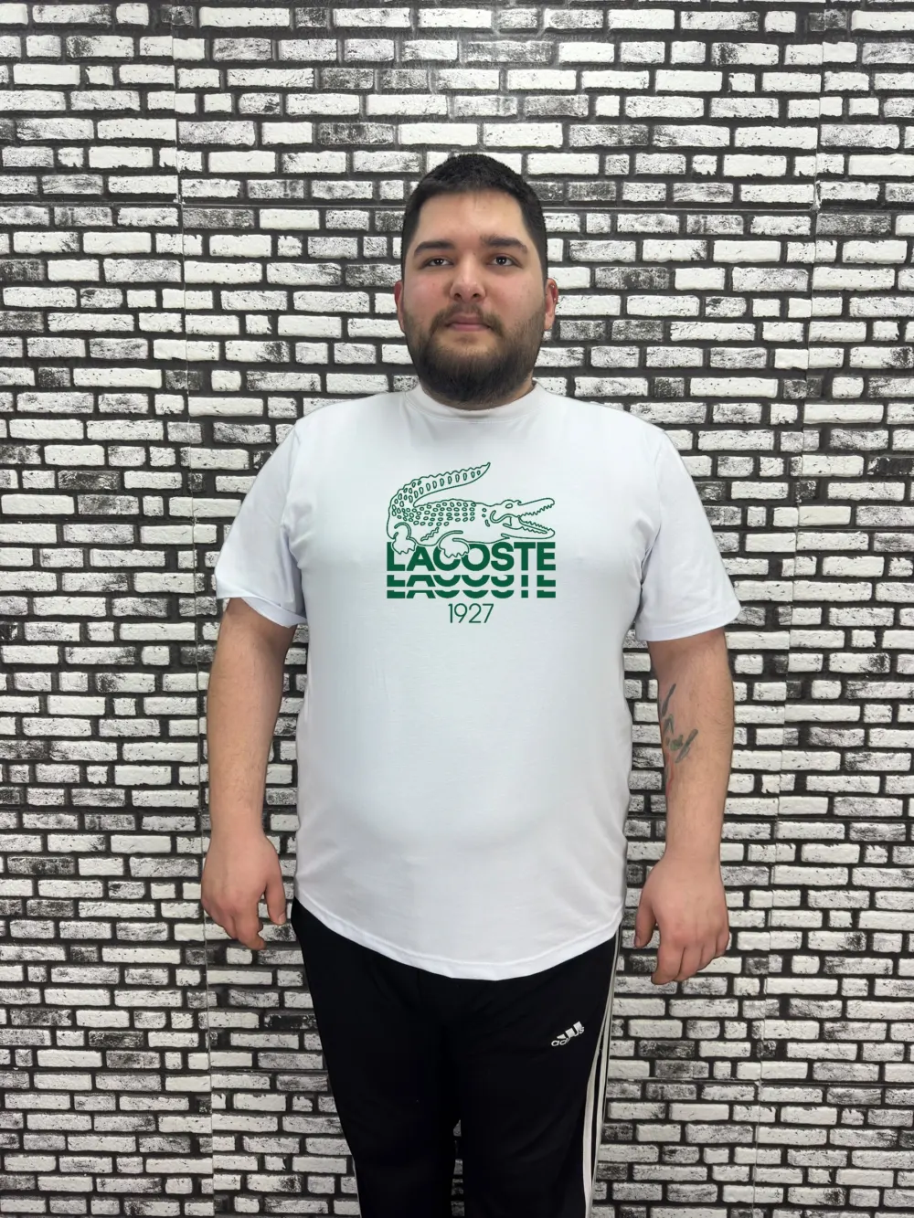 Büyük Beden Erkek Yeni Sezon Baskı Tişört 2 Renk