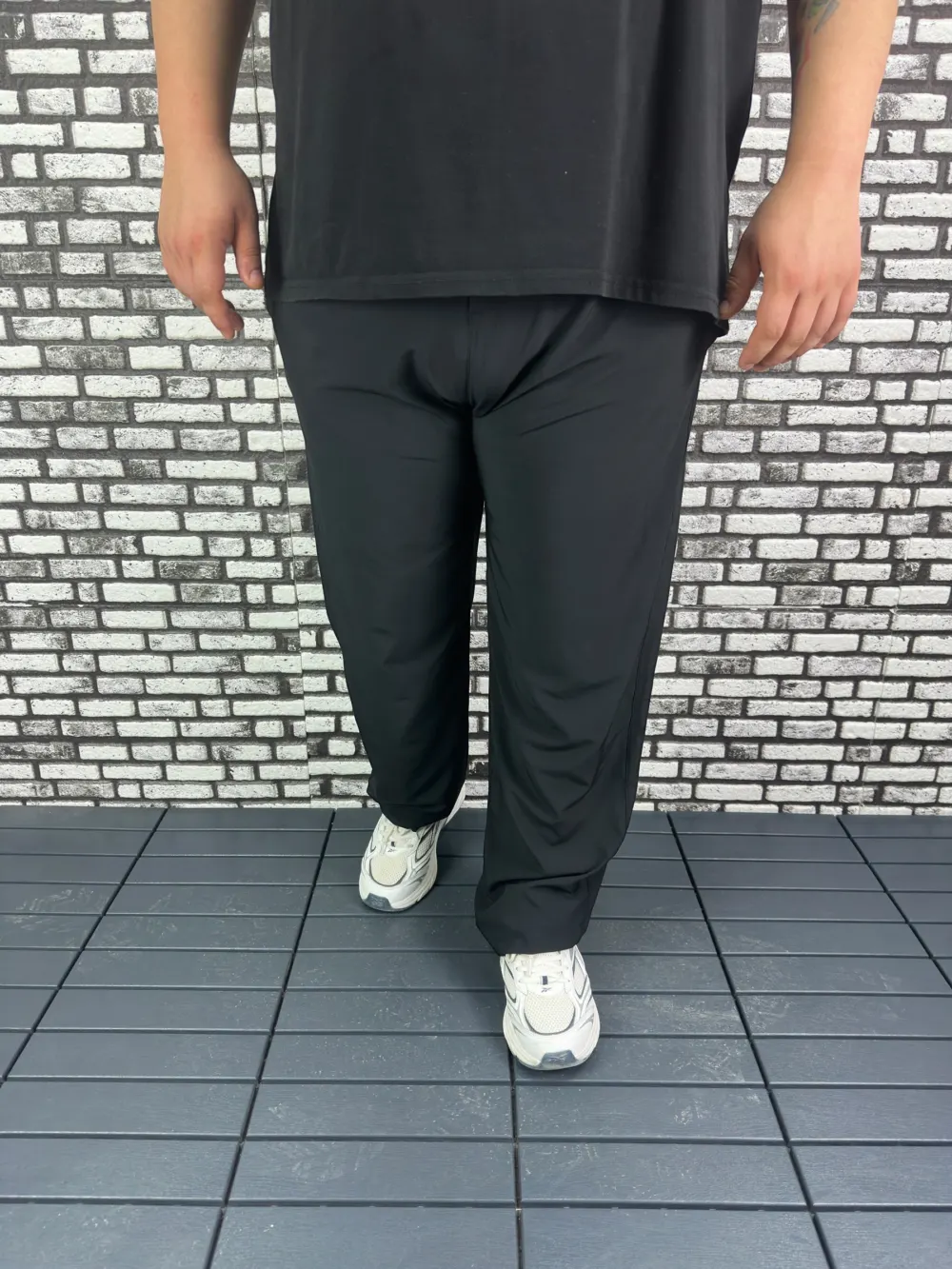 Baggy Pantolon Erkek Büyük Beden Spor Likra Kumaş Yan ve Arka Cepli