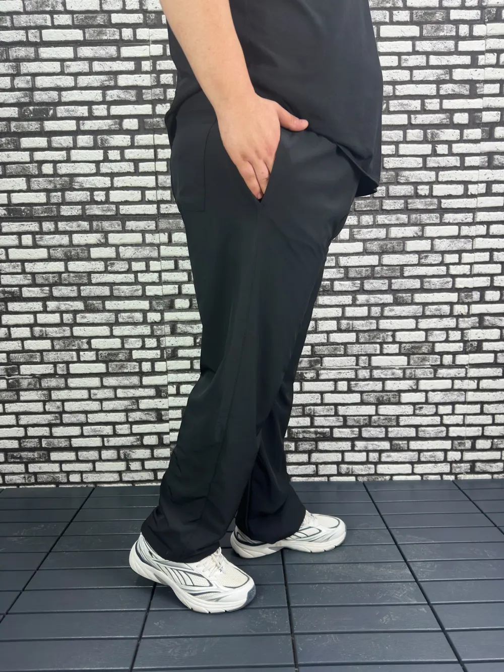 Baggy Pantolon Erkek Büyük Beden Spor Likra Kumaş Yan ve Arka Cepli
