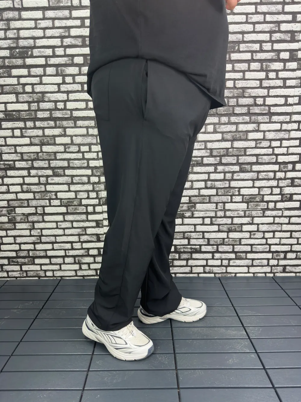 Baggy Pantolon Erkek Büyük Beden Spor Likra Kumaş Yan ve Arka Cepli